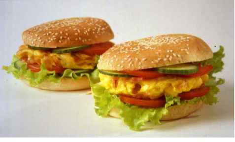 Prøv også Omelett-burger.