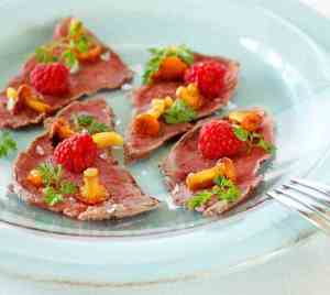 Prøv også Elgcarpaccio.