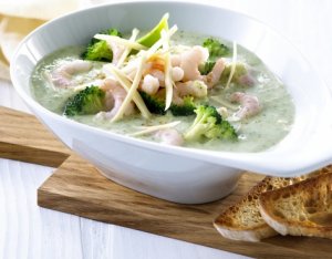 Prøv også Brokkolisuppe med reker ny.