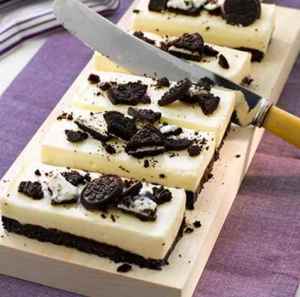 Prøv også Oreo ostekake.