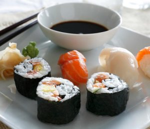 Prøv også Marit Bjørgens sushi.