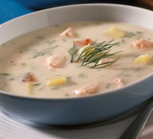 Prøv også Suppe med laks.