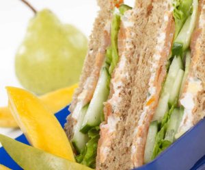 Prøv også Sandwich med laks og agurk.