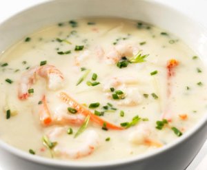 Prøv også Smaksrik rekesuppe.