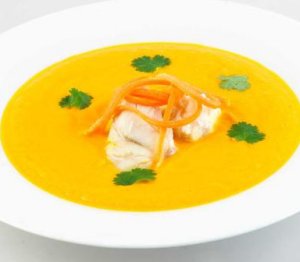 Prøv også Sei- og gulrotsuppe.