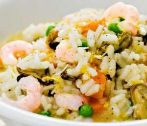 Prøv også Risotto med reker og blåskjell.