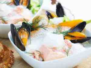 Prøv også Fiskesuppe med skalldyr og laks.