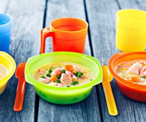 Prøv også Kremet grønnsakssuppe med reker, laks og torsk.