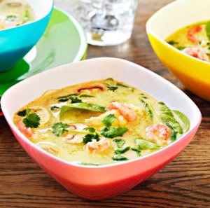 Prøv også Grønn currysuppe med torsk og reker.