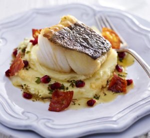 Prøv også Skrei med chorizo.
