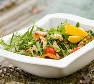 Prøv også Salat med krabbe.