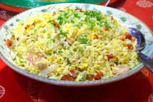 Prøv også Chinese fried rice Chao Fan.