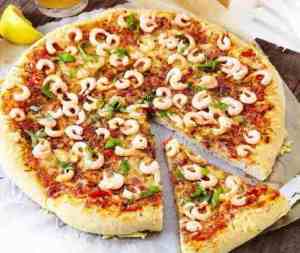 Prøv også Pizza med reker.