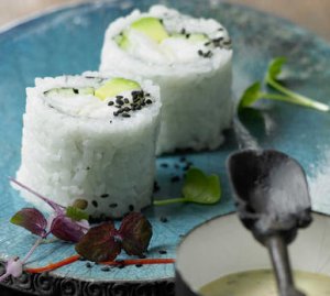 Prøv også Maki sushi med torsk.