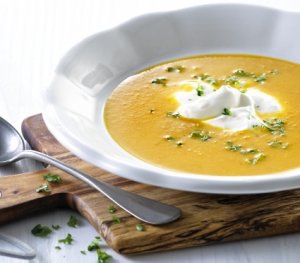 Prøv også Appelsin og gulrotsuppe.