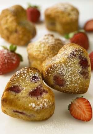 Prøv også Muffins med jordbær.