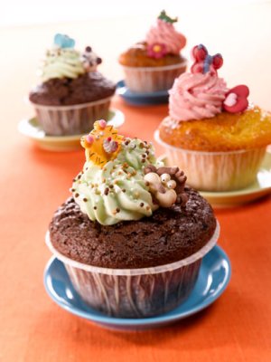 Prøv også Sjokolademuffins med vaniljefrosting.