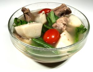 Prøv også Sinigang na baboy.