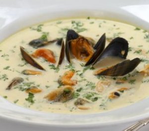 Prøv også Kremet blåskjellsuppe.