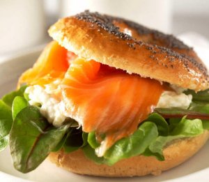 Prøv også Bagel med gravlaks.
