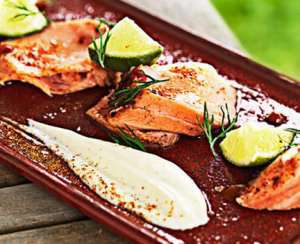 Prøv også Kreolsk laks med limeyoghurt.