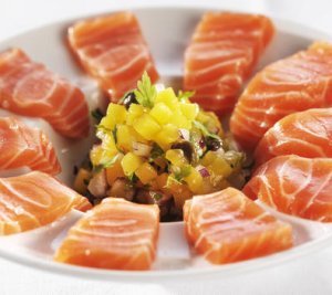 Prøv også Ceviche av ørret med mango- og kaperssalsa.