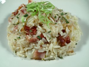 Prøv også Bacon risotto.