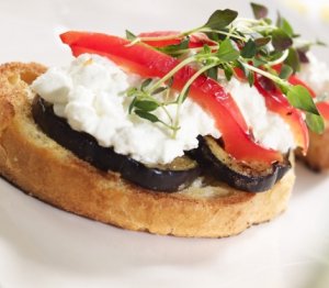 Prøv også Bruchetta med aubergine.