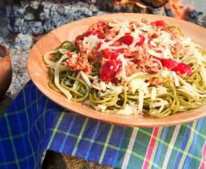 Prøv også Pasta bolognese på tur.