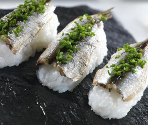 Prøv også Nigiri sushi med sardiner.
