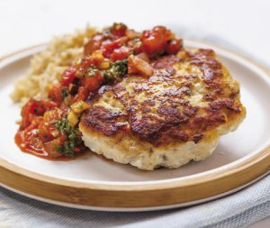 Prøv også Seiburger med tomatsalsa og ris.