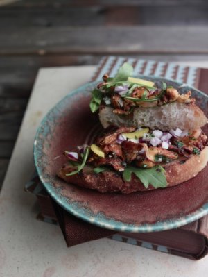 Prøv også Soppsmørbrød på grillet focaccia.