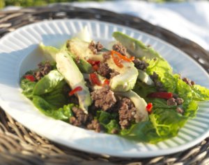 Prøv også Smakfull salat med kyllingkjøttdeig.