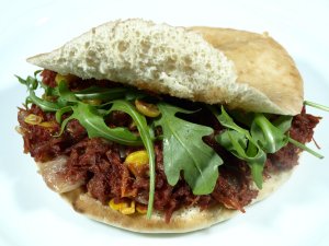 Prøv også Pita med corned beef.