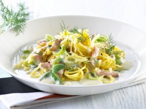 Prøv også Pasta med røkelaks.