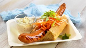 Prøv også Grillet pølse med syltede grønnsaker.