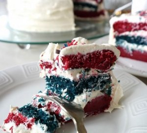 Prøv også Rødt, hvitt og blått kake.