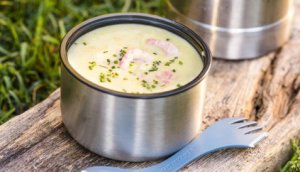 Prøv også Potetsuppe med reker.