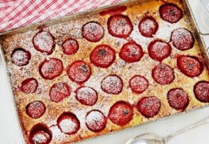 Prøv også Clafoutis med jordbær.