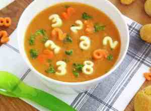 Prøv også Gulrotsuppe med tall og bokstaver.