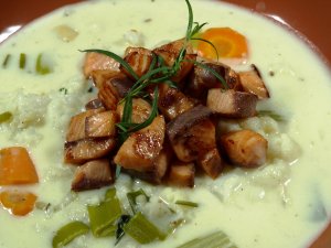 Prøv også Blomkålsuppe med laks.