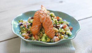 Prøv også Laksefilet på bulgursalat.