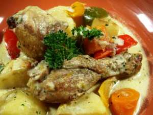 Prøv også Filipino chicken curry.