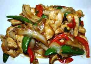 Prøv også Hvitløkskylling stir fry.