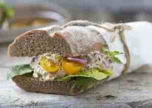 Prøv også Grov baguette med deilig tunfisksalat.