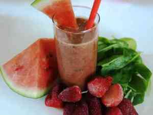 Prøv også Vannmelon og jordbær smoothies.
