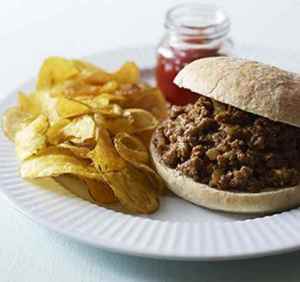 Prøv også Sloppy Joes.