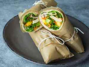 Prøv også Grove wraps med kylling og mango.
