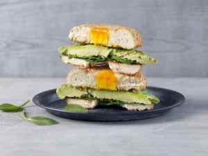 Prøv også Bagel med avocado og egg.