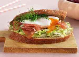Prøv også Sandwich med spekeskinke og posjert egg.